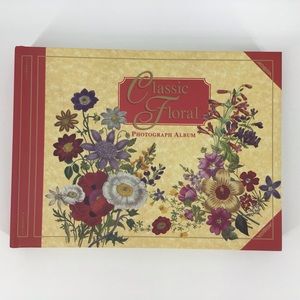 2/$25 Vintage Classic Floral Photograph Album Hardcover